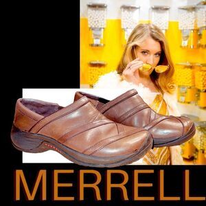 Merrell Moc J66588 Encore Eclipse Brown Comfort Slip On Loafers shoes Women's 6